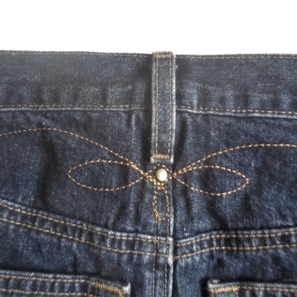 Abercrombie & Fitch Knee Length Jean Skirt 00 - Picture 4 of 6